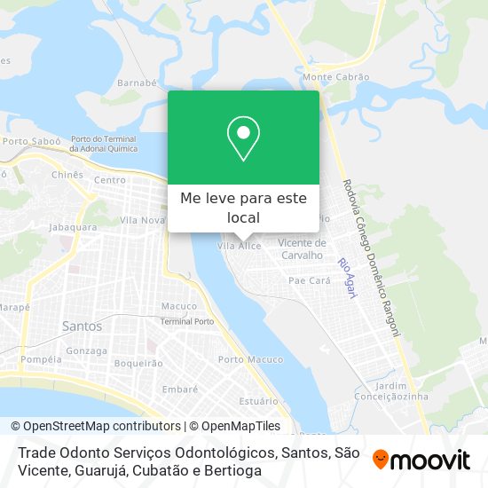 Trade Odonto Serviços Odontológicos mapa