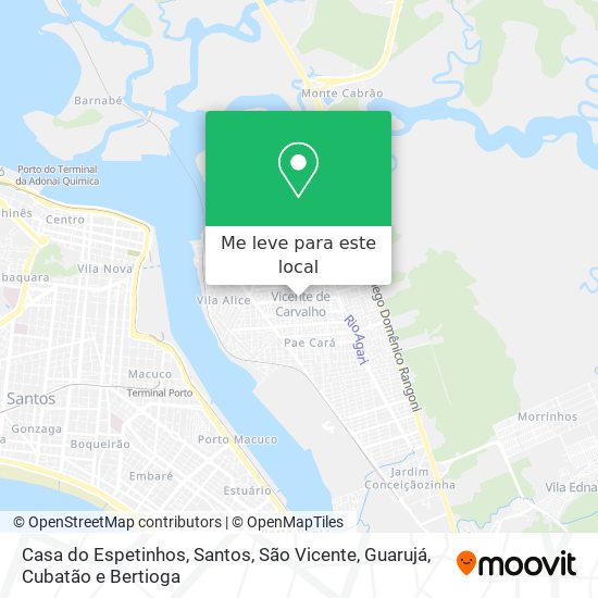 Casa do Espetinhos mapa