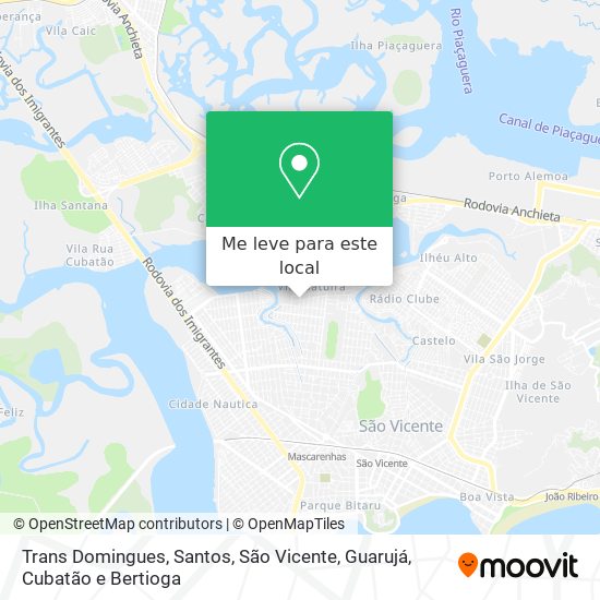 Trans Domingues mapa