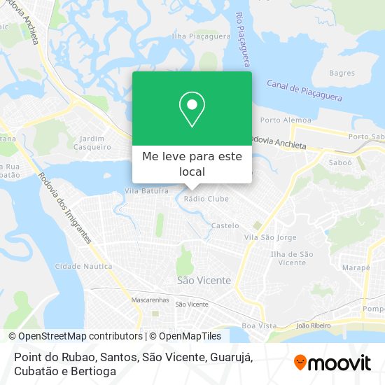 Point do Rubao mapa
