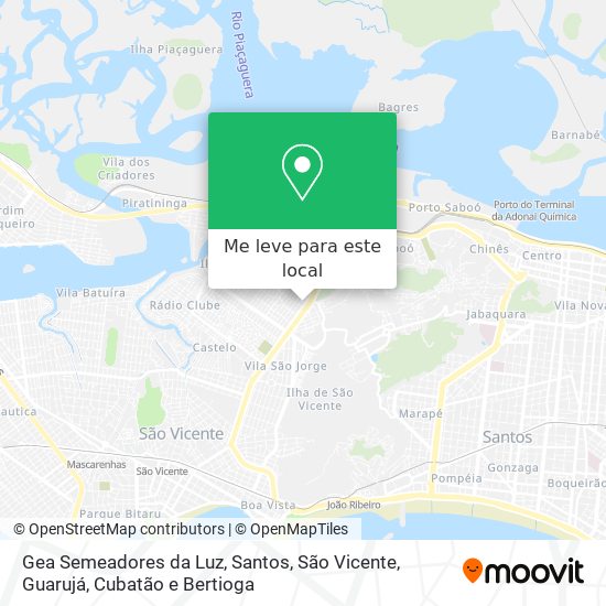 Gea Semeadores da Luz mapa