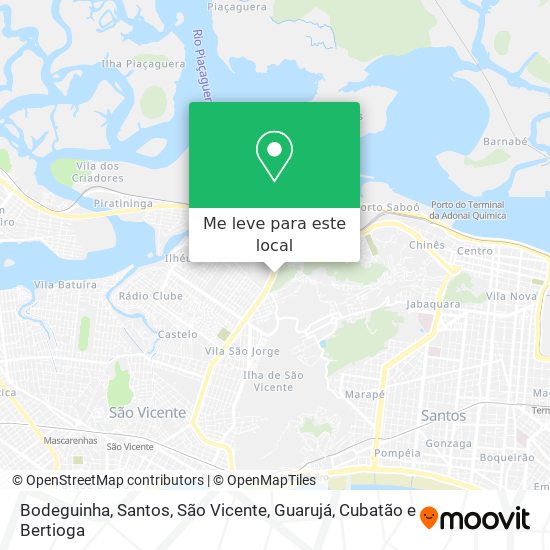 Bodeguinha mapa
