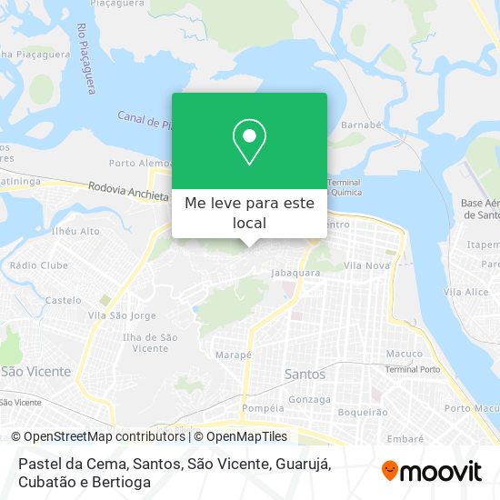 Pastel da Cema mapa