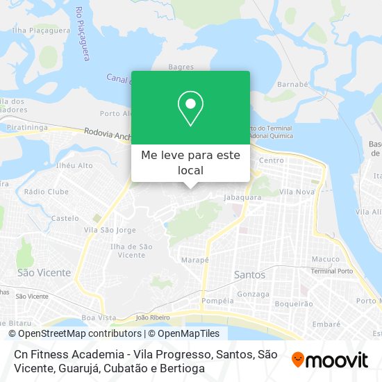 Cn Fitness Academia - Vila Progresso mapa
