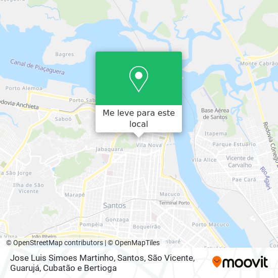 Jose Luis Simoes Martinho mapa