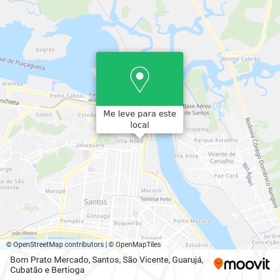 Bom Prato Mercado mapa