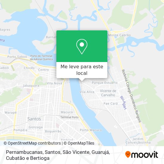 Pernambucanas mapa