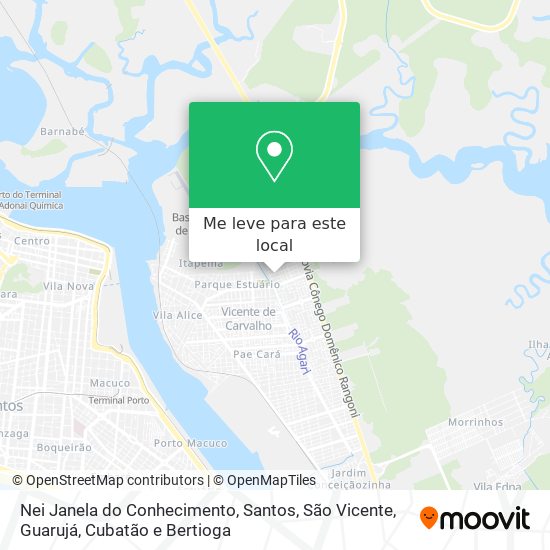 Nei Janela do Conhecimento mapa