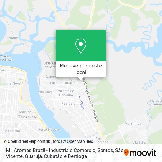 Mil Aromas Brazil - Industria e Comercio mapa