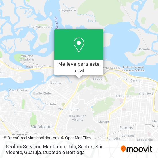 Seabox Serviços Maritimos Ltda mapa