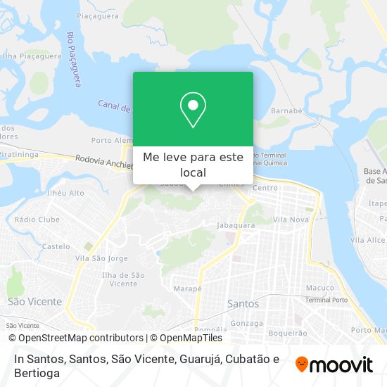 In Santos mapa