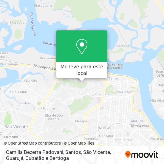 Camilla Bezerra Padovani mapa