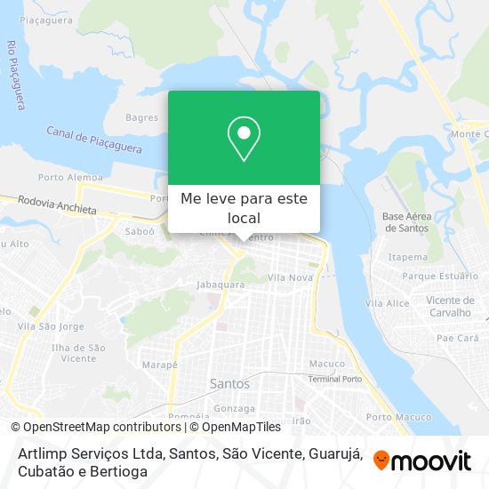 Artlimp Serviços Ltda mapa