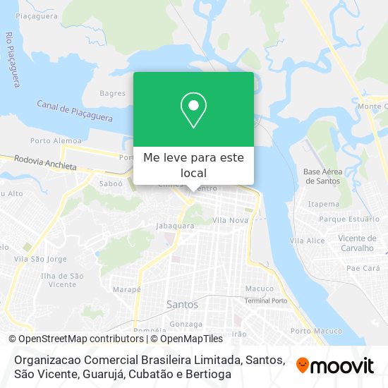 Organizacao Comercial Brasileira Limitada mapa