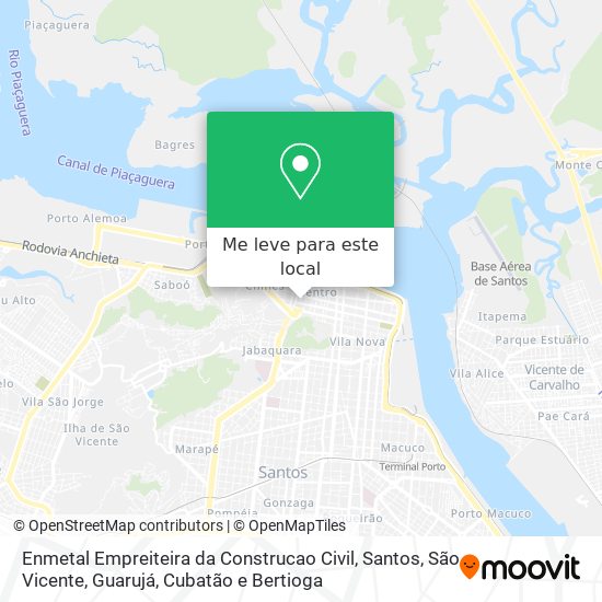 Enmetal Empreiteira da Construcao Civil mapa