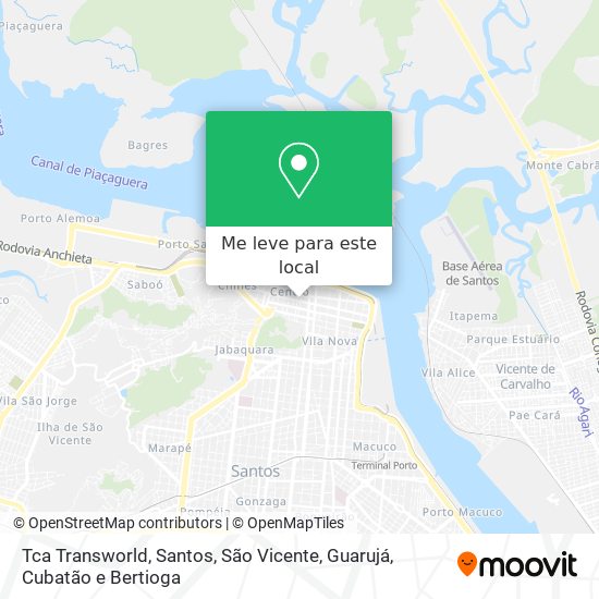 Tca Transworld mapa
