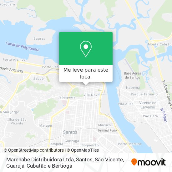 Marenabe Distribuidora Ltda mapa