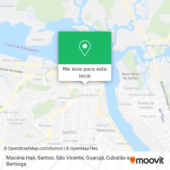 Macena Hair mapa