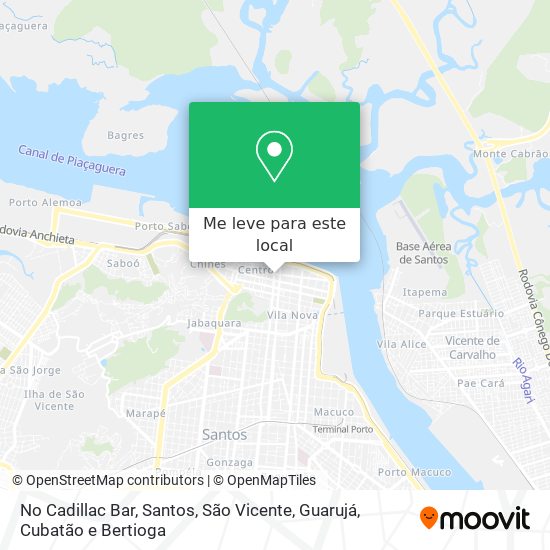No Cadillac Bar mapa