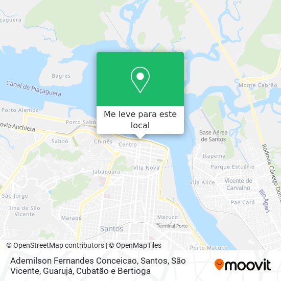 Ademilson Fernandes Conceicao mapa