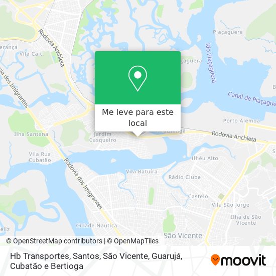 Hb Transportes mapa