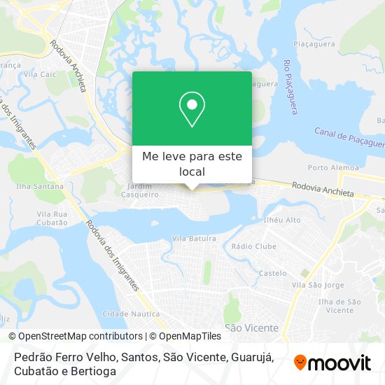 Pedrão Ferro Velho mapa