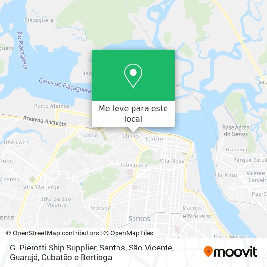 G. Pierotti Ship Supplier mapa