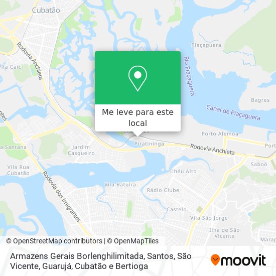 Armazens Gerais Borlenghilimitada mapa