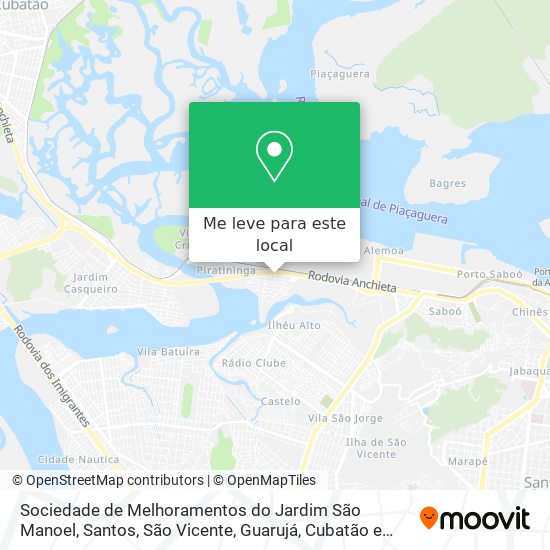 Sociedade de Melhoramentos do Jardim São Manoel mapa