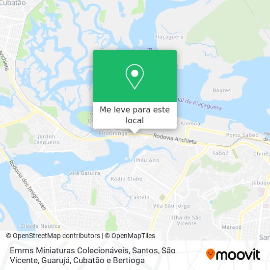 Emms Miniaturas Colecionáveis mapa