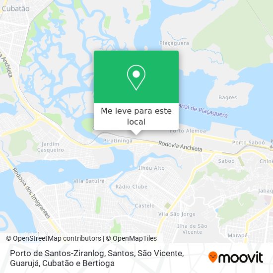 Porto de Santos-Ziranlog mapa
