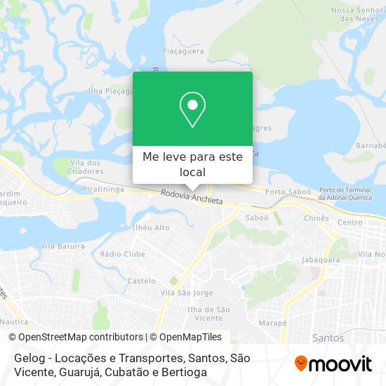Gelog - Locações e Transportes mapa
