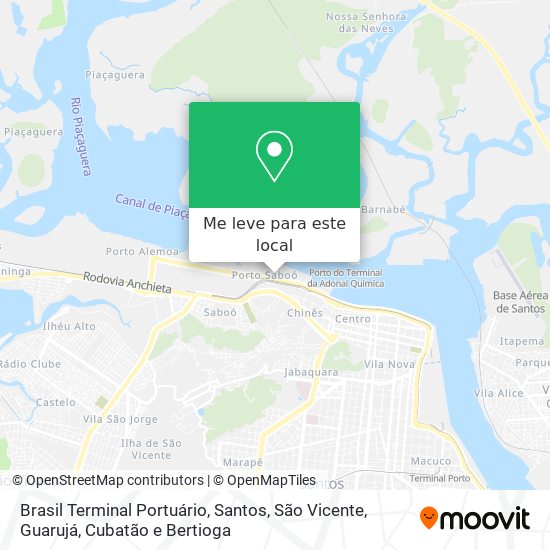Brasil Terminal Portuário mapa