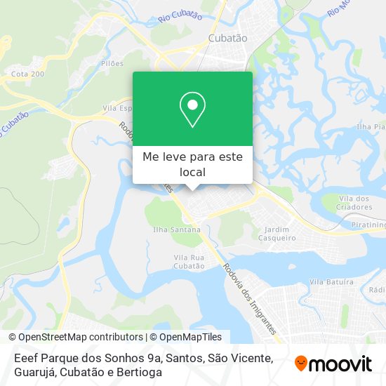 Eeef Parque dos Sonhos 9a mapa