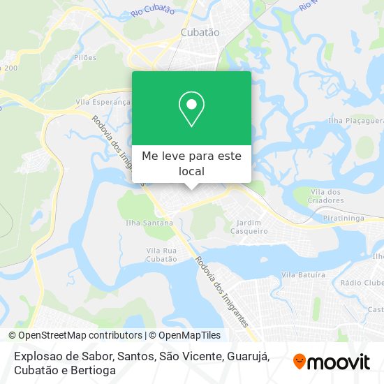 Explosao de Sabor mapa