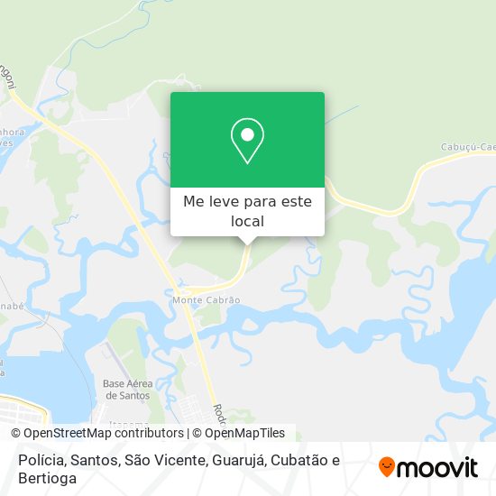 Polícia mapa