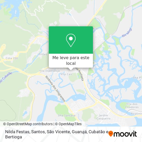 Nilda Festas mapa