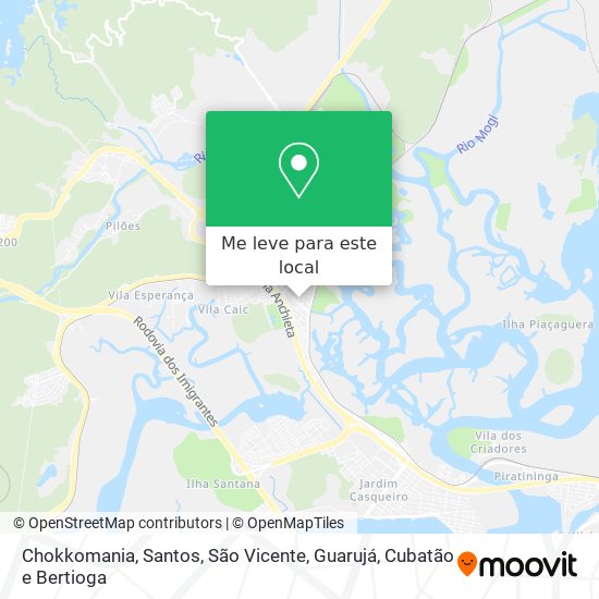 Chokkomania mapa