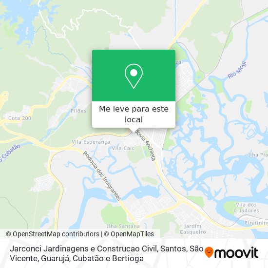 Jarconci Jardinagens e Construcao Civil mapa