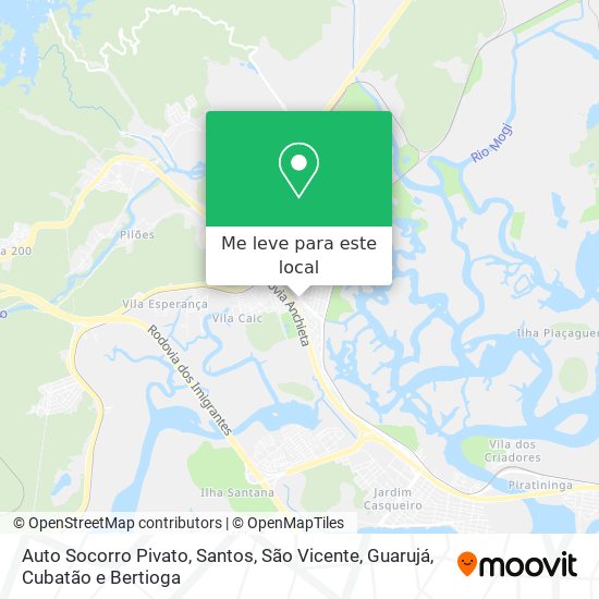 Auto Socorro Pivato mapa