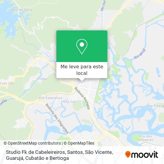 Studio Fk de Cabeleireiros mapa