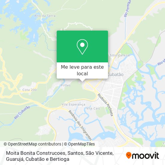 Moita Bonita Construcoes mapa