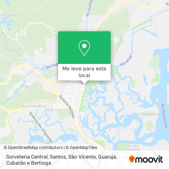 Sorveteria Central mapa
