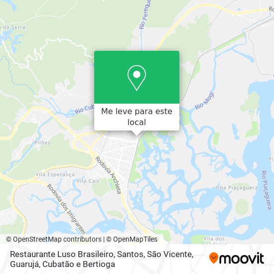 Restaurante Luso Brasileiro mapa