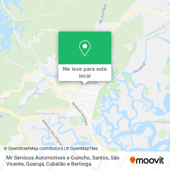 Mr Servicos Automotivos e Guincho mapa