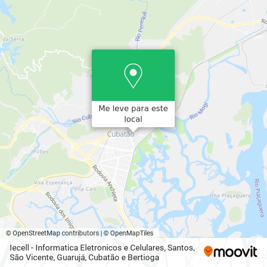 Iecell - Informatica Eletronicos e Celulares mapa