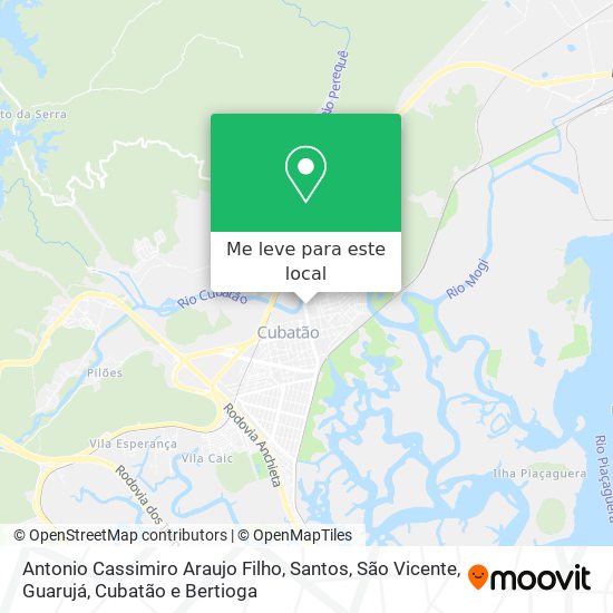 Antonio Cassimiro Araujo Filho mapa