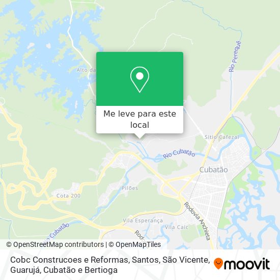 Cobc Construcoes e Reformas mapa