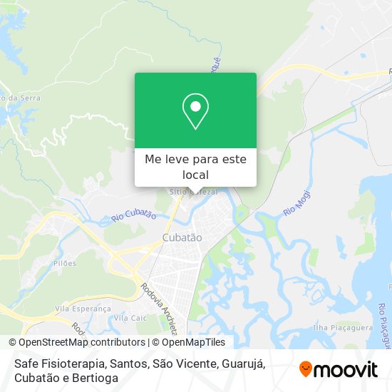 Safe Fisioterapia mapa