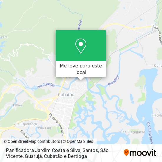Panificadora Jardim Costa e Silva mapa